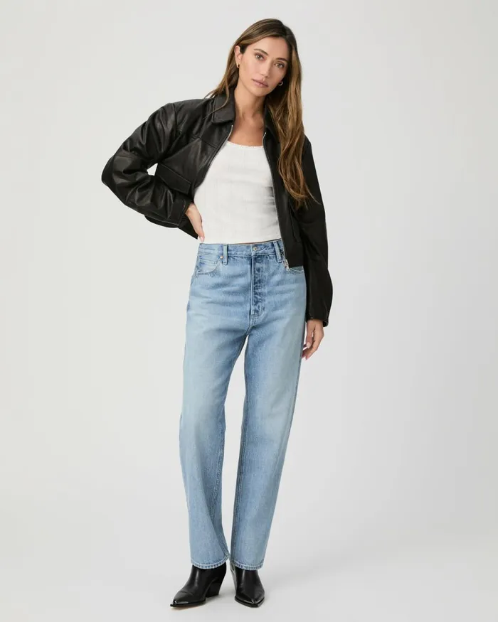 Sawyer Straight Jean 8211 Britain Distressed Women PAIGE Straight
