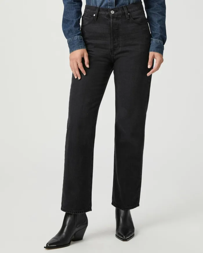 Sawyer Straight Jean 8211 Dark Dawn Distressed Women PAIGE Denim Sawyer Straight Jean 8211 Dark Dawn Distressed Women PAIGE Denim
