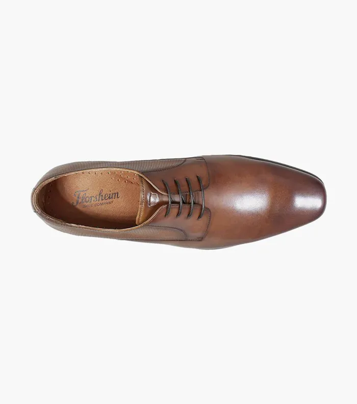 Scottsdale Plain Toe Oxford Cognac Men Florsheim Dress Shoes