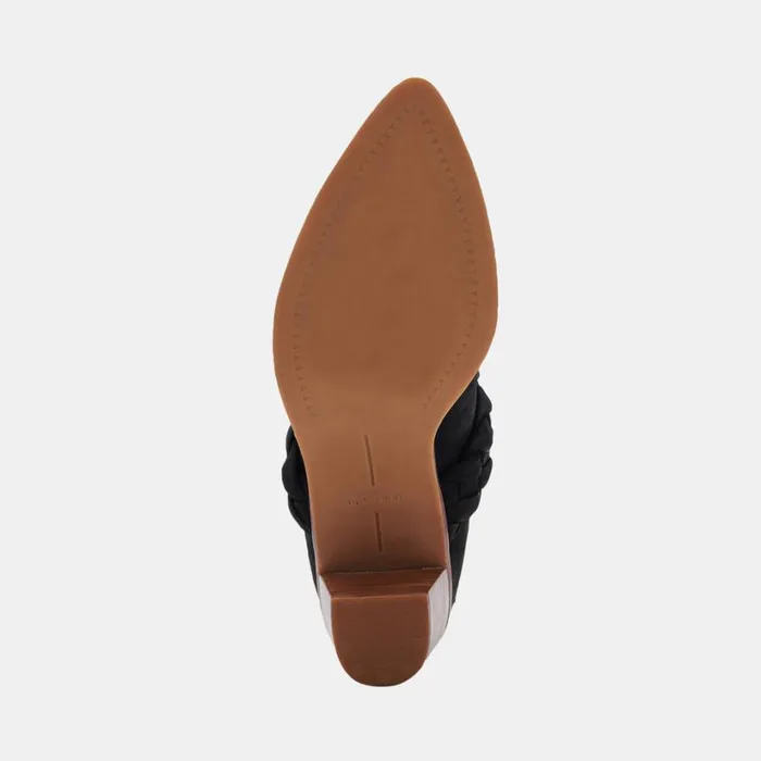 Serla Mules Black Nubuck Women Dolce Vita Mules and Clogs
