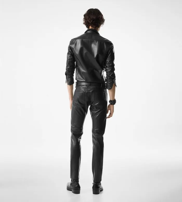 Shirts Men TOM FORD SHINY NAPPA PLONGE WESTERN SHIRT Black Shirts Men TOM FORD SHINY NAPPA PLONGE WESTERN SHIRT Black