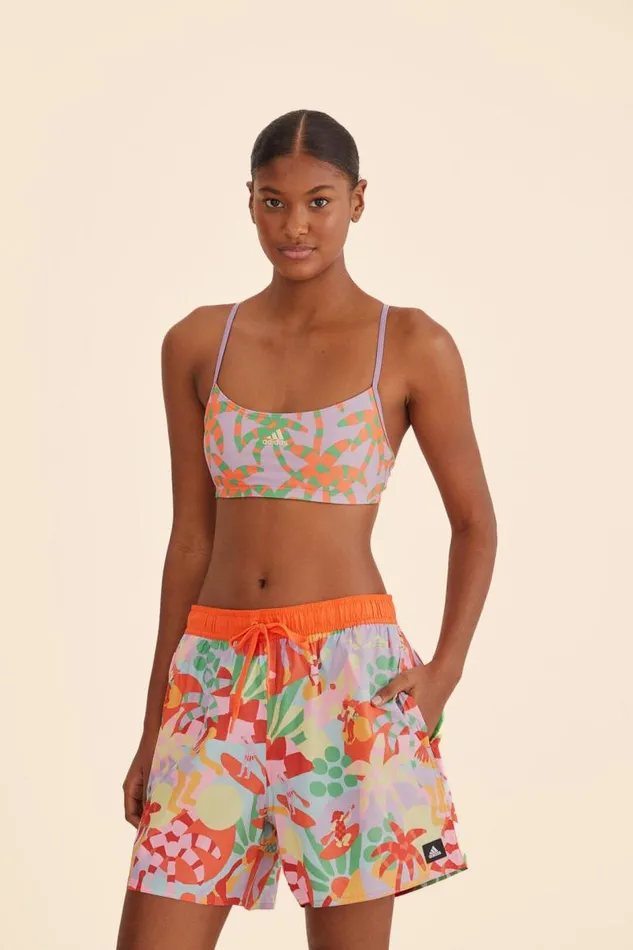 Shorts Women FARM Rio Adidas Farm Unitefit Shorts Red