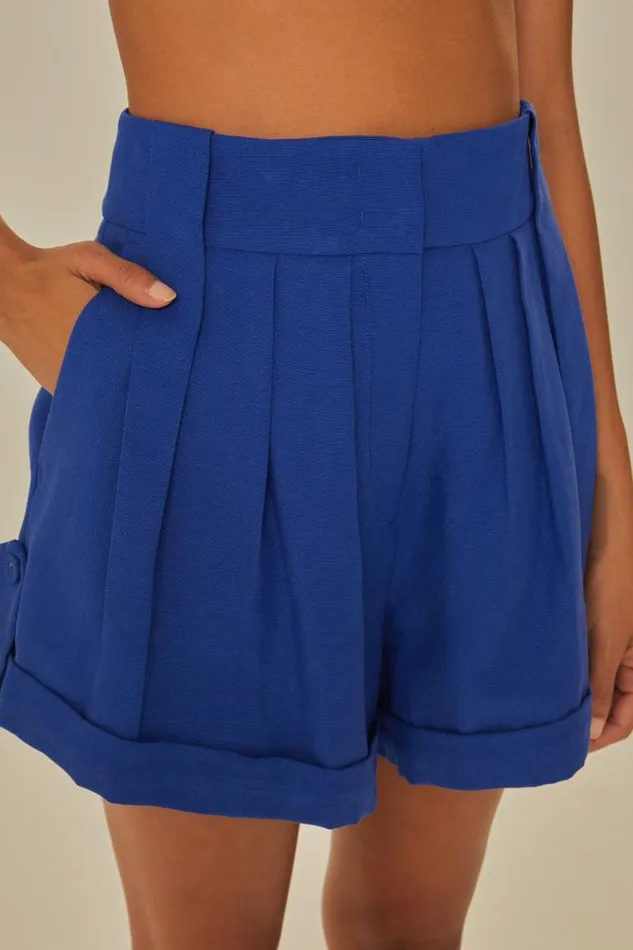 Shorts Women FARM Rio Navy Blue Shorts Shorts Women FARM Rio Navy Blue Shorts