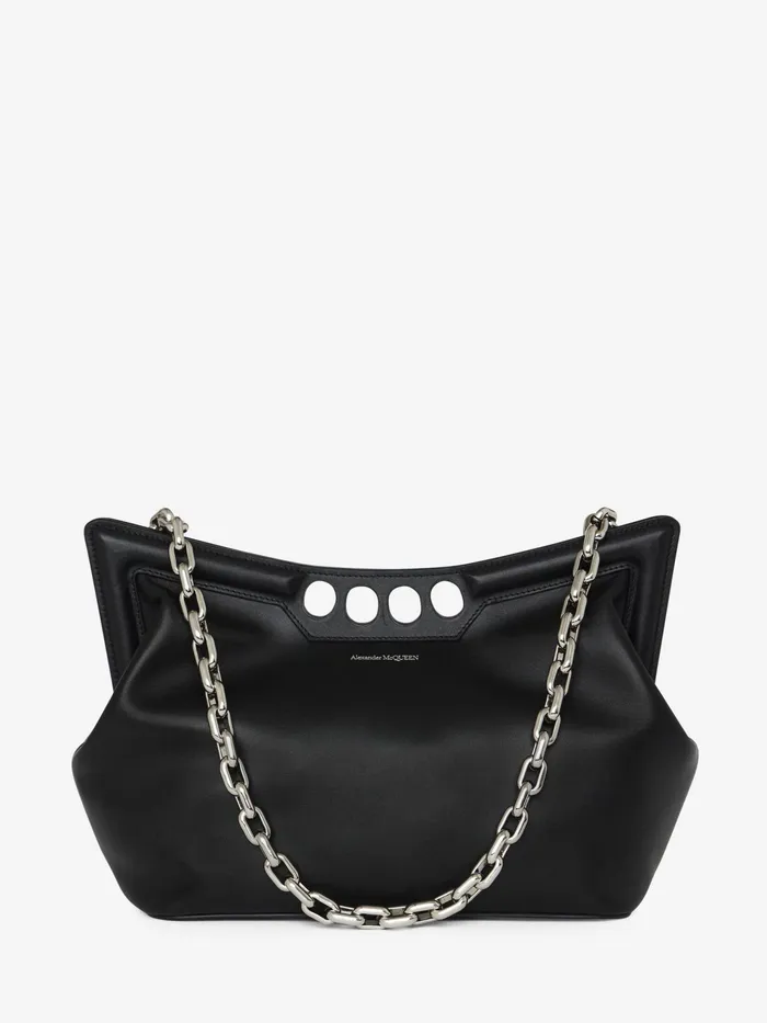 Shoulder Bags Women Alexander McQueen The Peak Bag Black