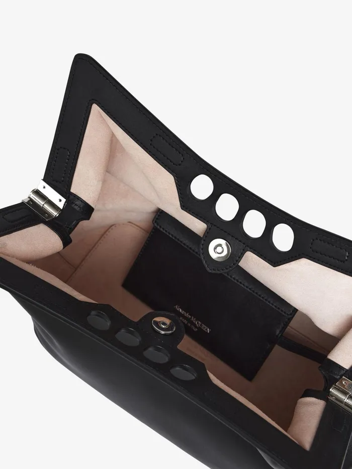 Shoulder Bags Women Alexander McQueen The Peak Bag Black
