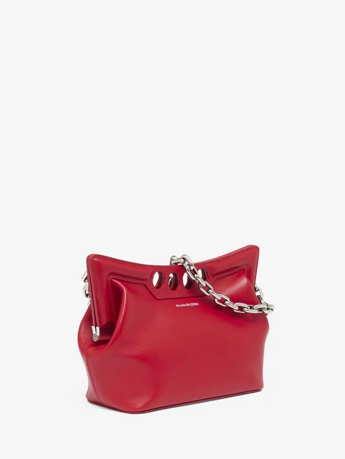 Shoulder Bags Women Alexander McQueen The Peak Bag Small Welsh Red