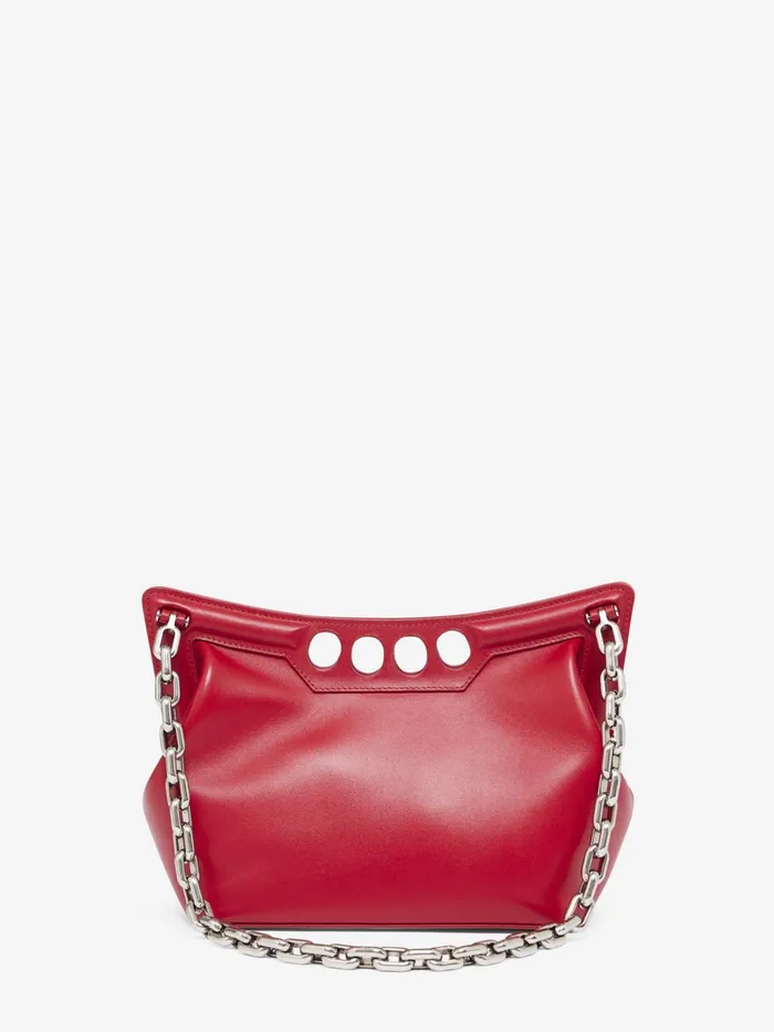 Shoulder Bags Women Alexander McQueen The Peak Bag Small Welsh Red