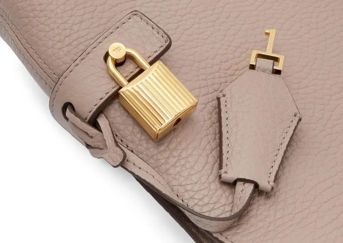 Shoulder Bags Women TOM FORD GRAIN LEATHER SMALL ALIX HOBO Silk Taupe Shoulder Bags Women TOM FORD GRAIN LEATHER SMALL ALIX HOBO Silk Taupe