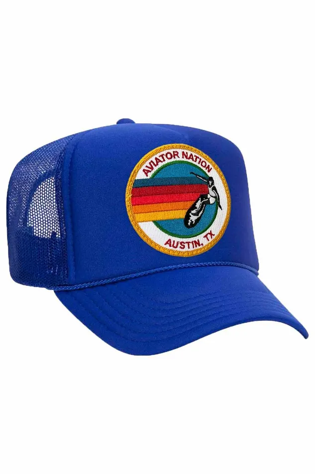 SIGNATURE AUSTIN TRUCKER HAT WomenMen Aviator Nation Trucker Hats