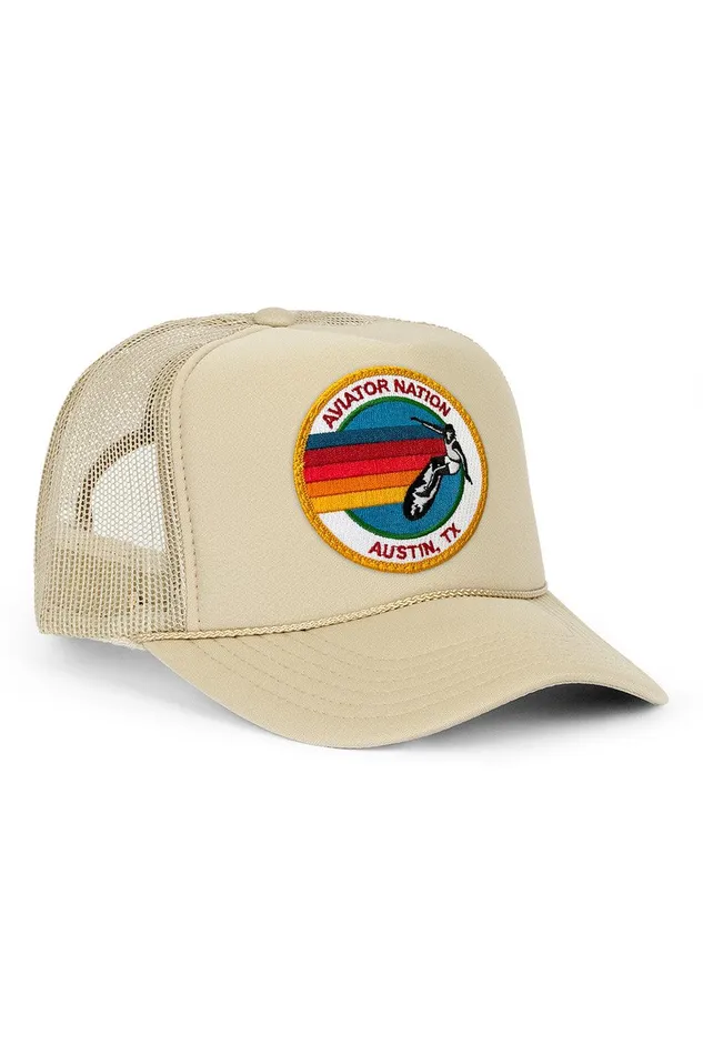 SIGNATURE AUSTIN TRUCKER HAT WomenMen Aviator Nation Trucker Hats