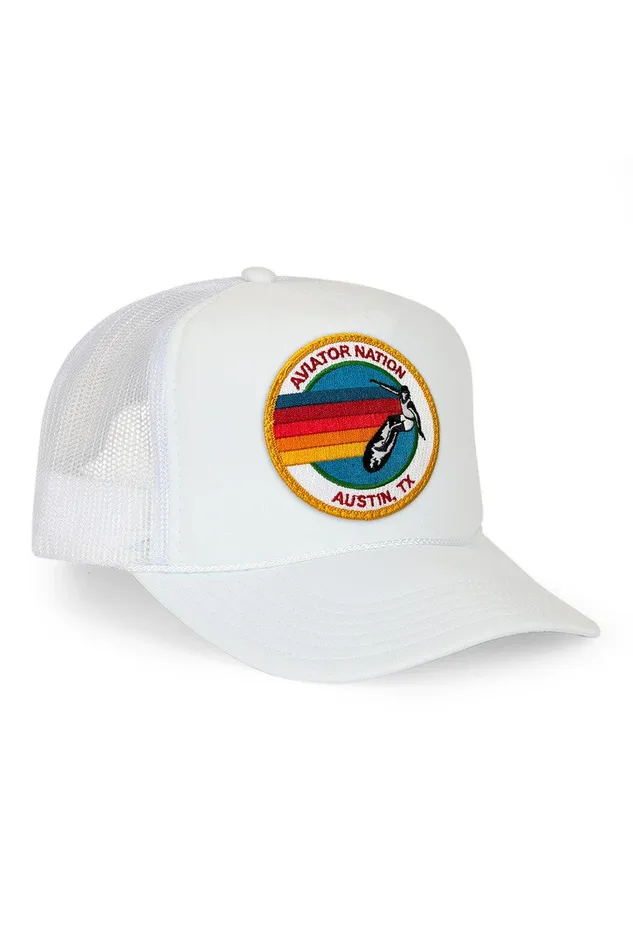 SIGNATURE AUSTIN TRUCKER HAT WomenMen Aviator Nation Trucker Hats
