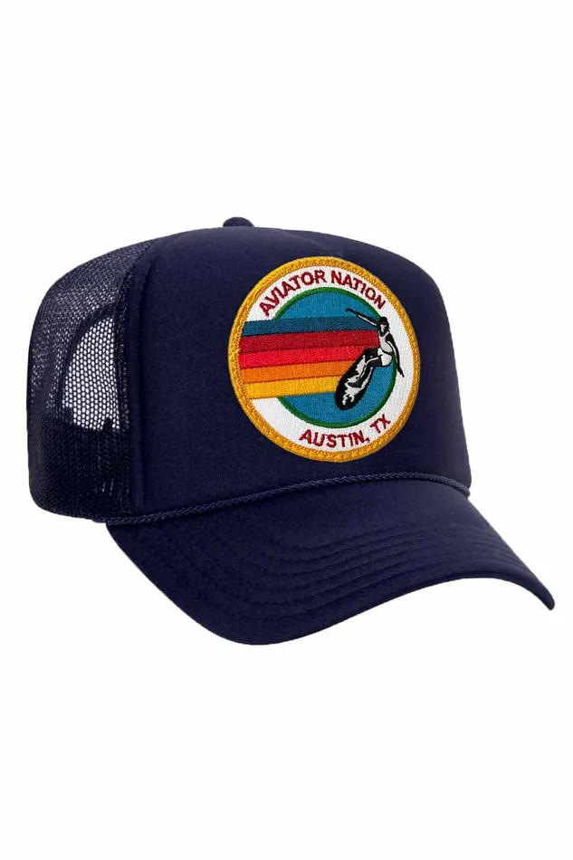 SIGNATURE AUSTIN TRUCKER HAT WomenMen Aviator Nation Trucker Hats
