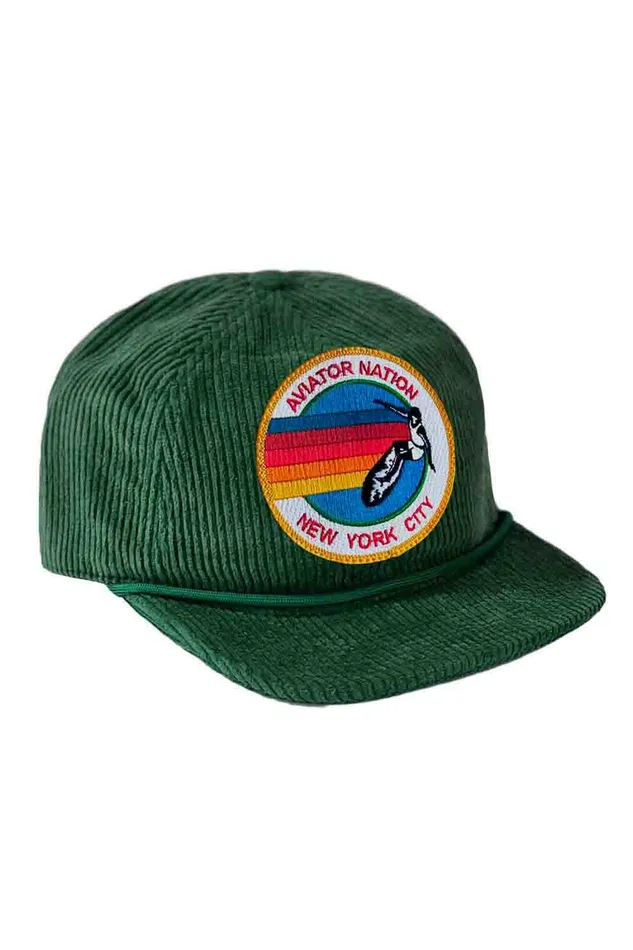 SIGNATURE NEW YORK CITY 8211 VINTAGE CORDUROY TRUCKER WomenMen Aviator Nation Trucker Hats