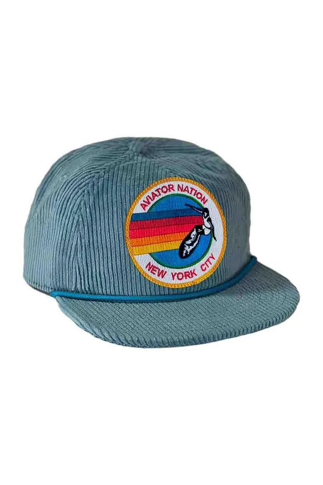 SIGNATURE NEW YORK CITY 8211 VINTAGE CORDUROY TRUCKER WomenMen Aviator Nation Trucker Hats