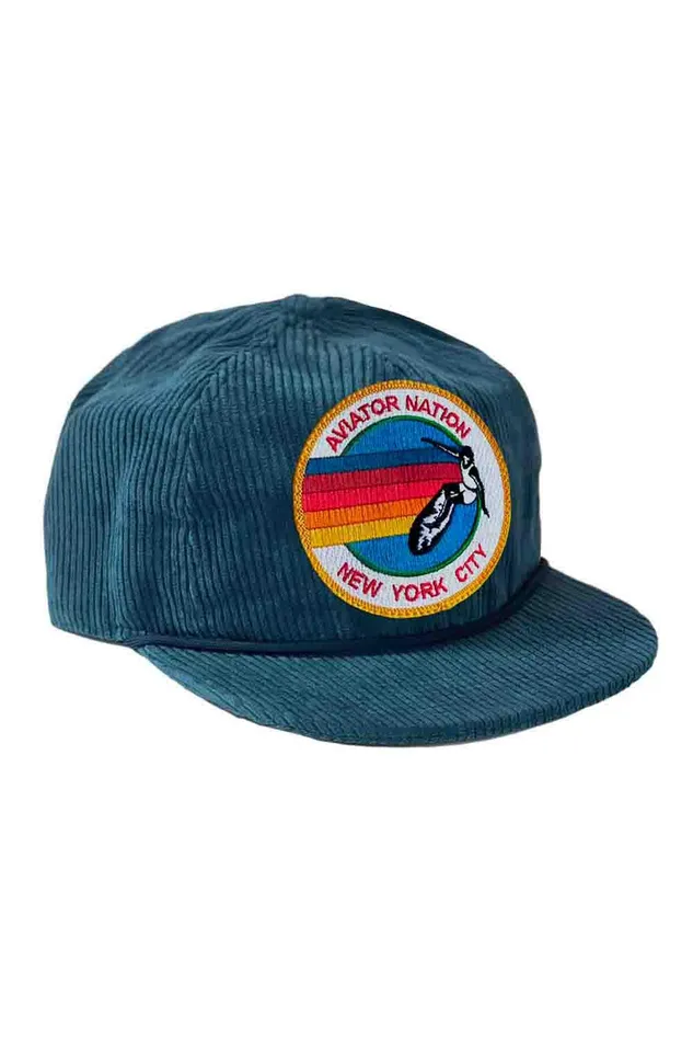SIGNATURE NEW YORK CITY 8211 VINTAGE CORDUROY TRUCKER WomenMen Aviator Nation Trucker Hats