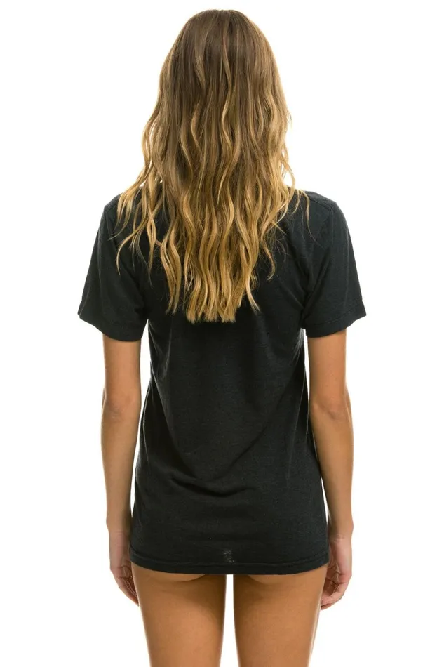 SIGNATURE NEW YORK CITY TEE 8211 CHARCOAL Men Aviator Nation Tees