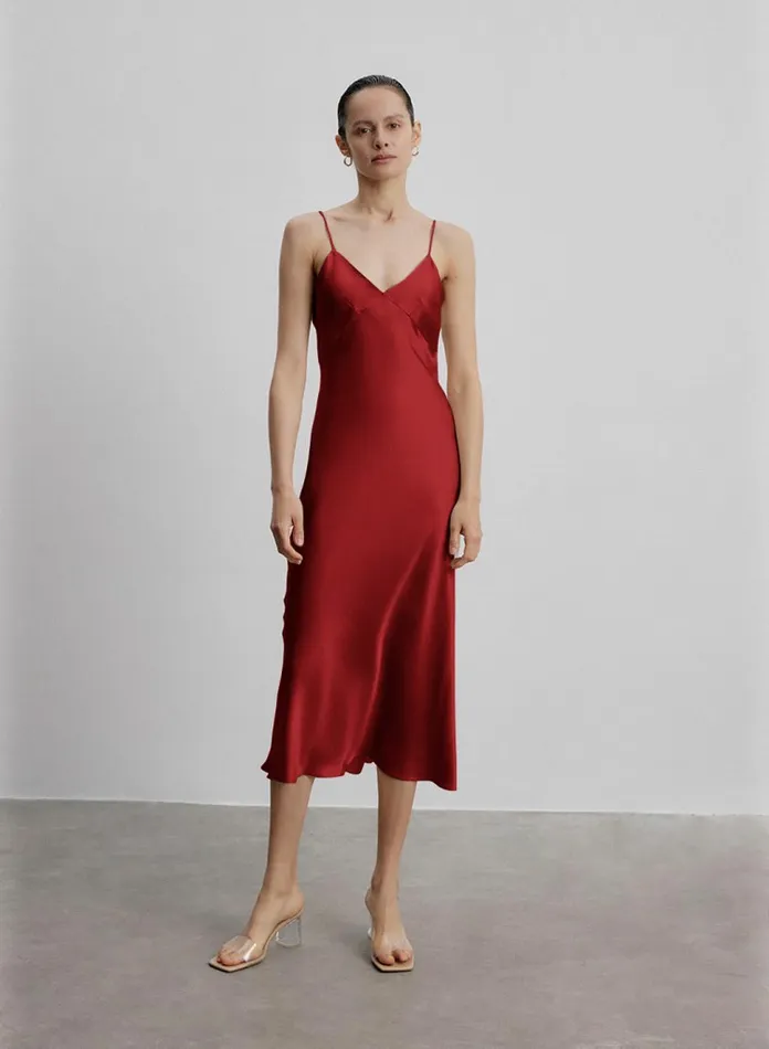 Silk Maison Slip Dresses Sandwashed Silk Maxi Slip Dress Mint 8211 Women