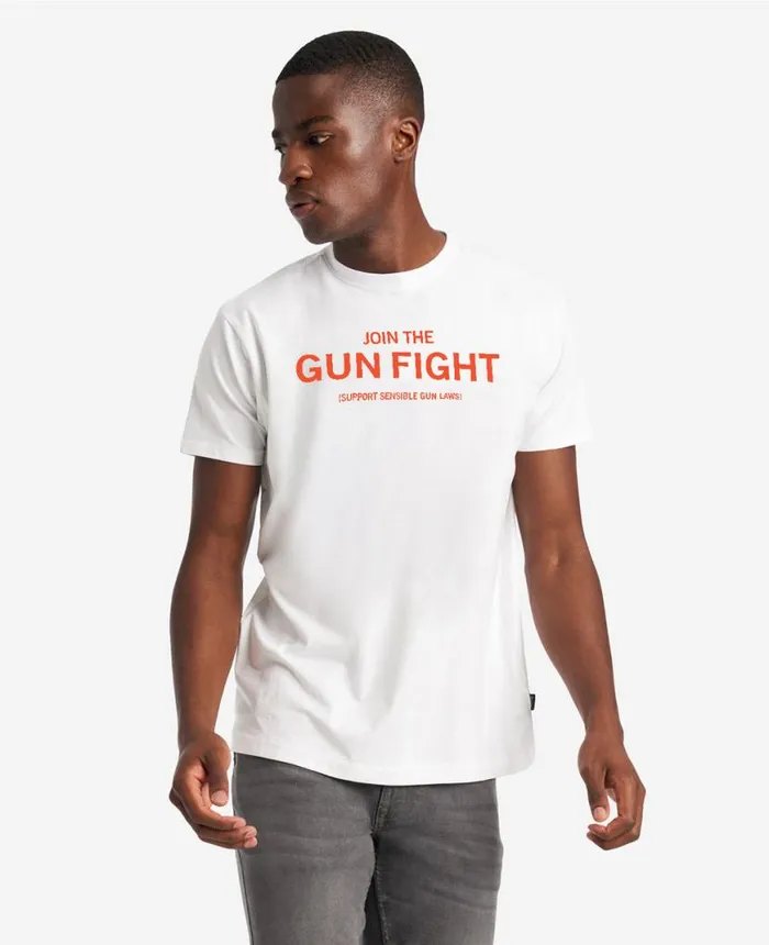 Site Exclusive Join The Gun Fight TShirt White MenWomen Kenneth Cole TShirts Site Exclusive Join The Gun Fight TShirt White MenWomen Kenneth Cole TShirts