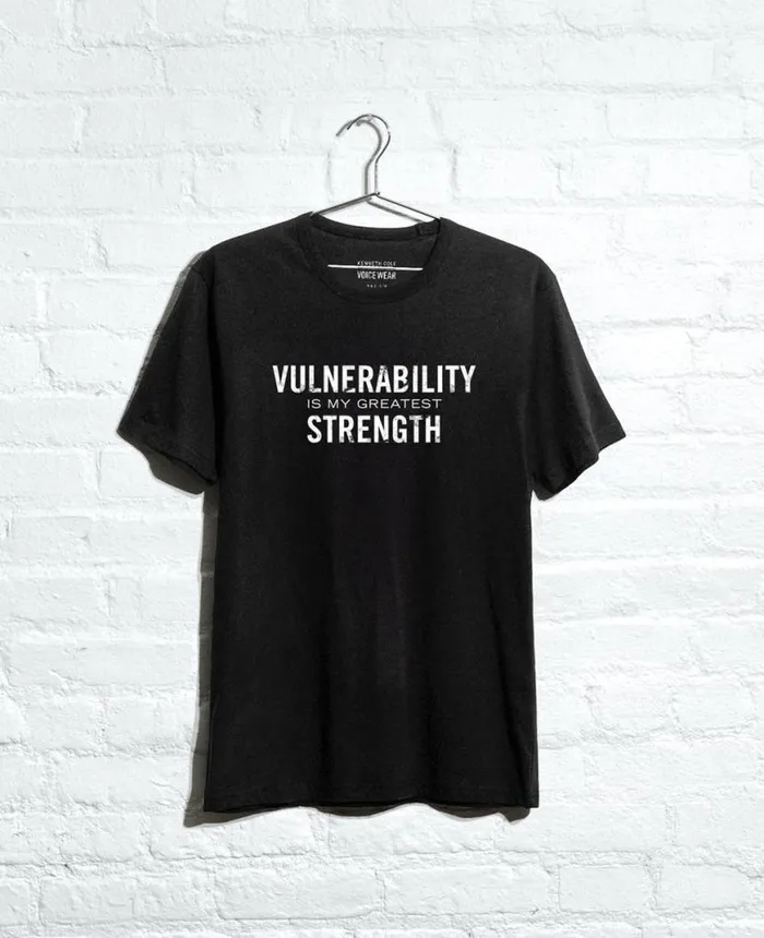 Site Exclusive Vulnerability Strength TShirt Black MenWomen Kenneth Cole TShirts