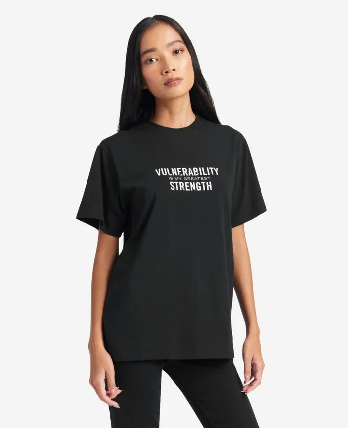Site Exclusive Vulnerability Strength TShirt Black MenWomen Kenneth Cole TShirts Site Exclusive Vulnerability Strength TShirt Black MenWomen Kenneth Cole TShirts