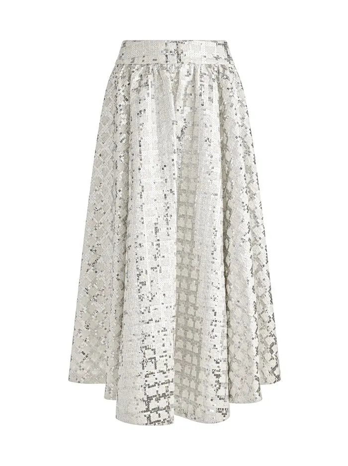 Skirts Women Alice Olivia Nilda Voluminous Skirt Off White