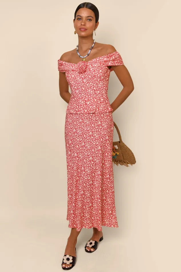 Skirts Women RIXO Kelly Lily Trail Rose