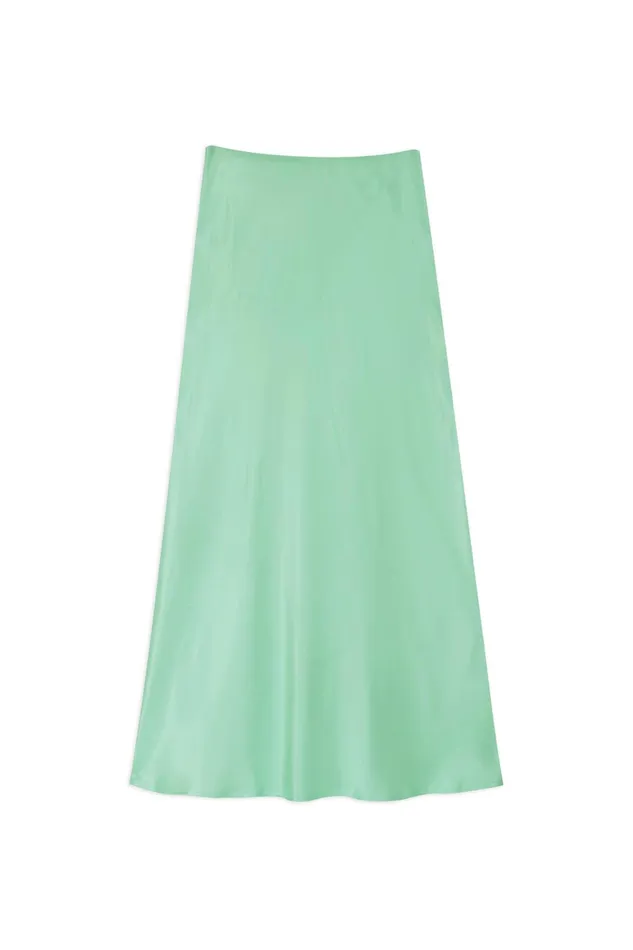 Skirts Women RIXO Kelly Pastel Green Skirts Women RIXO Kelly Pastel Green