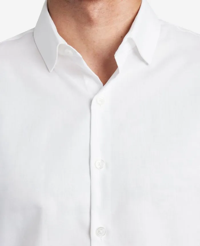 SlimFit ButtonDown Stretch Dress Shirt With TEK FIT White Men Kenneth Cole Shirts SlimFit ButtonDown Stretch Dress Shirt With TEK FIT White Men Kenneth Cole Shirts