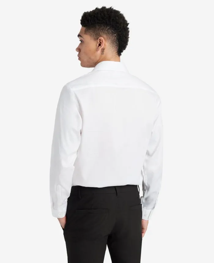SlimFit ButtonDown Stretch Dress Shirt With TEK FIT White Men Kenneth Cole Shirts SlimFit ButtonDown Stretch Dress Shirt With TEK FIT White Men Kenneth Cole Shirts