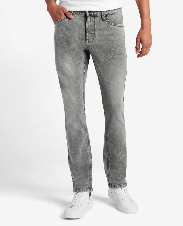 SlimFit Recycled Stretch Denim Jeans Lehr 8211 Acid Wash Grey Men Kenneth Cole Denim