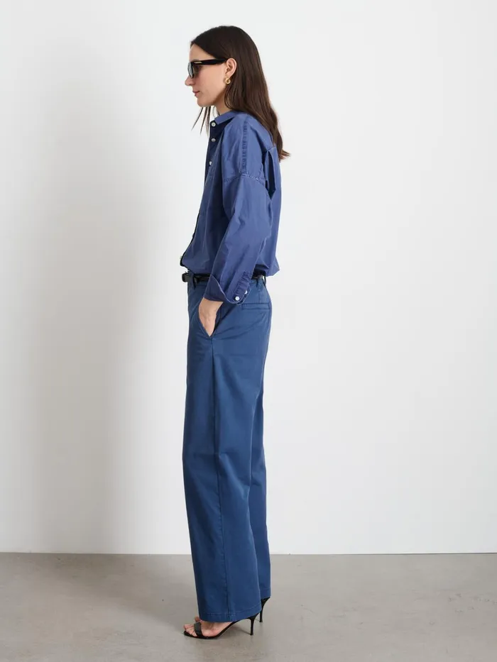 Sloane Pant French Navy Women Alex Mill Pants