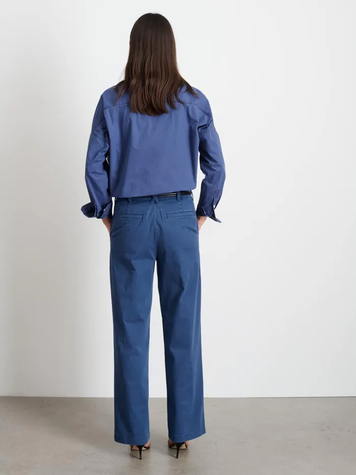 Sloane Pant French Navy Women Alex Mill Pants