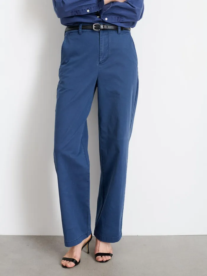 Sloane Pant French Navy Women Alex Mill Pants