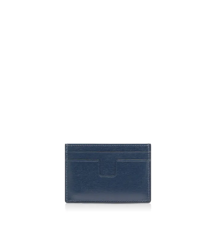 Small Leather Goods Men TOM FORD GRAIN LEATHER CARDHOLDER Denim Blue Small Leather Goods Men TOM FORD GRAIN LEATHER CARDHOLDER Denim Blue