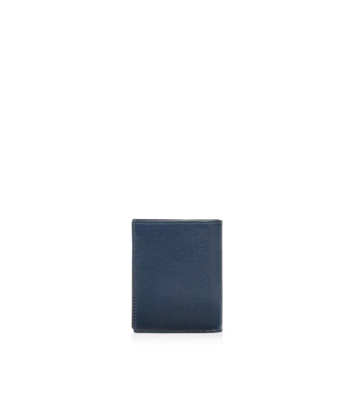 Small Leather Goods Men TOM FORD GRAIN LEATHER FOLDING CARDHOLDER Denim Blue Small Leather Goods Men TOM FORD GRAIN LEATHER FOLDING CARDHOLDER Denim Blue