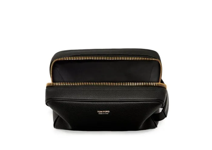 Small Leather Goods Men TOM FORD GRAIN LEATHER TOILETRY BAG Black Small Leather Goods Men TOM FORD GRAIN LEATHER TOILETRY BAG Black