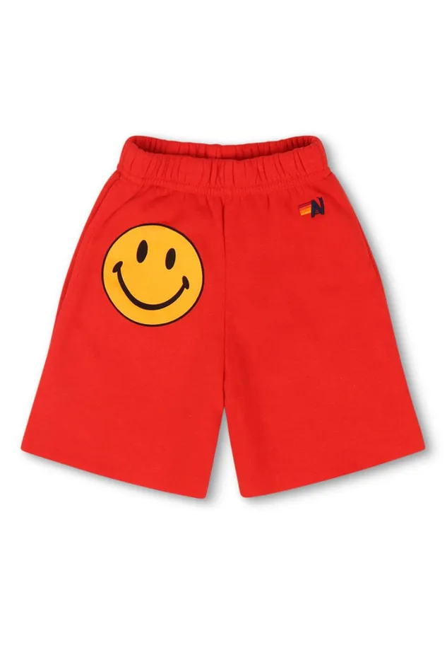 SMILEY KIDS SWEATSHORTS 8211 RED Kids Aviator Nation Kid039s Shorts