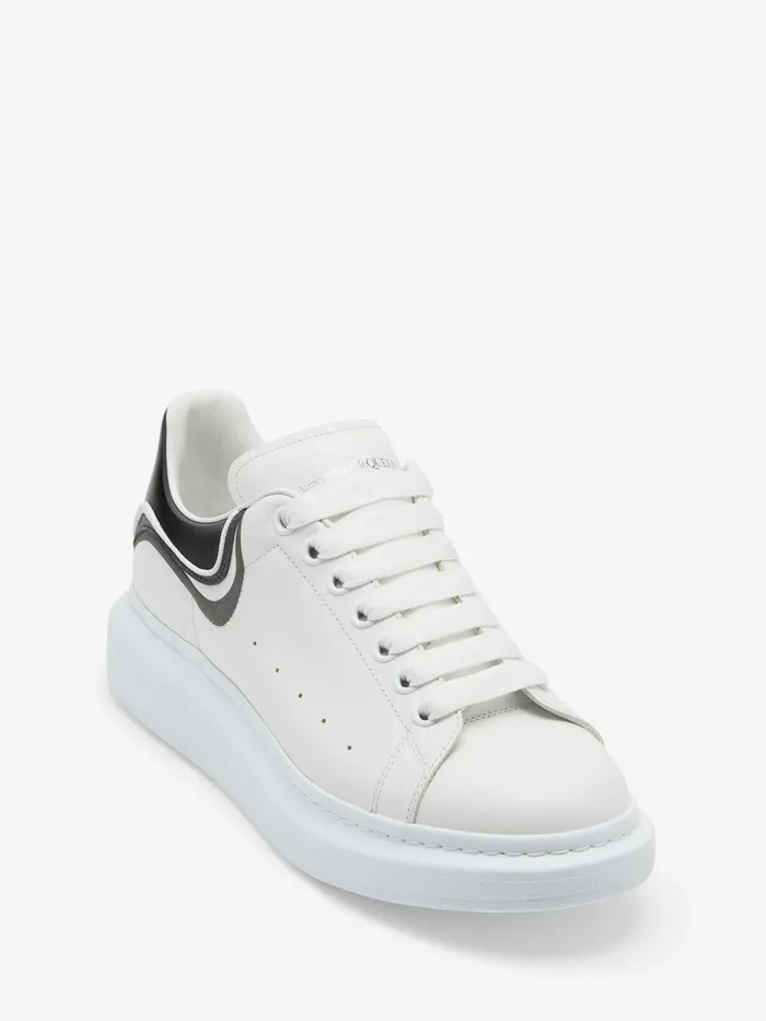 Sneakers Men Alexander McQueen Oversized Sneaker Whiteblackash Grey