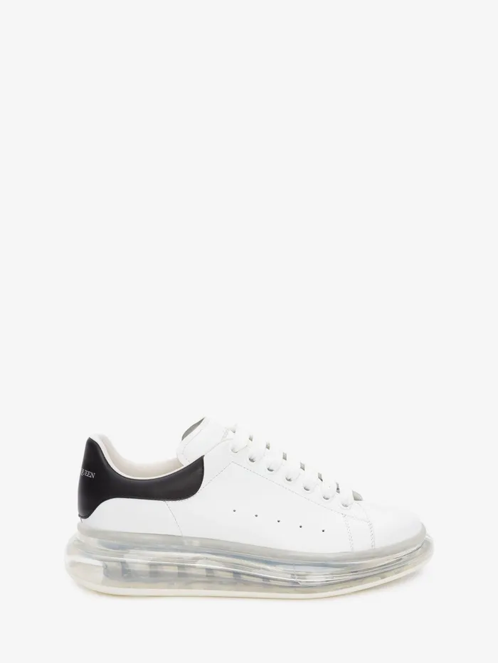 Sneakers Men Alexander McQueen Oversized Transparent Sole Sneaker Whiteblack