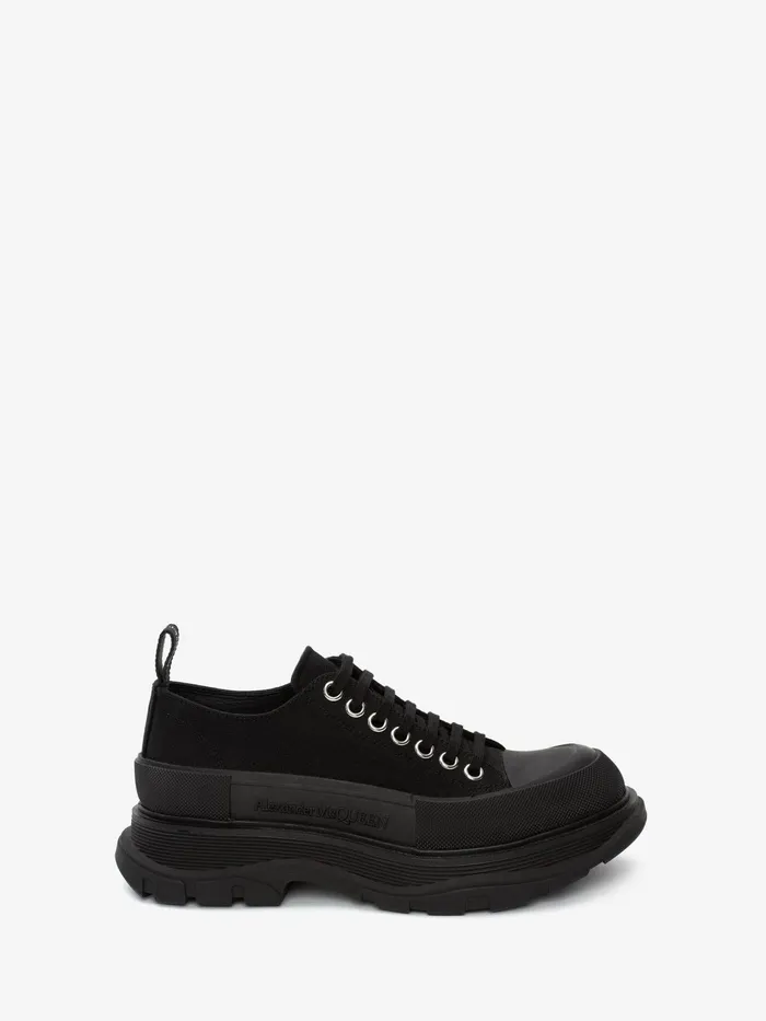 Sneakers Men Alexander McQueen Tread Slick Lace Up Black