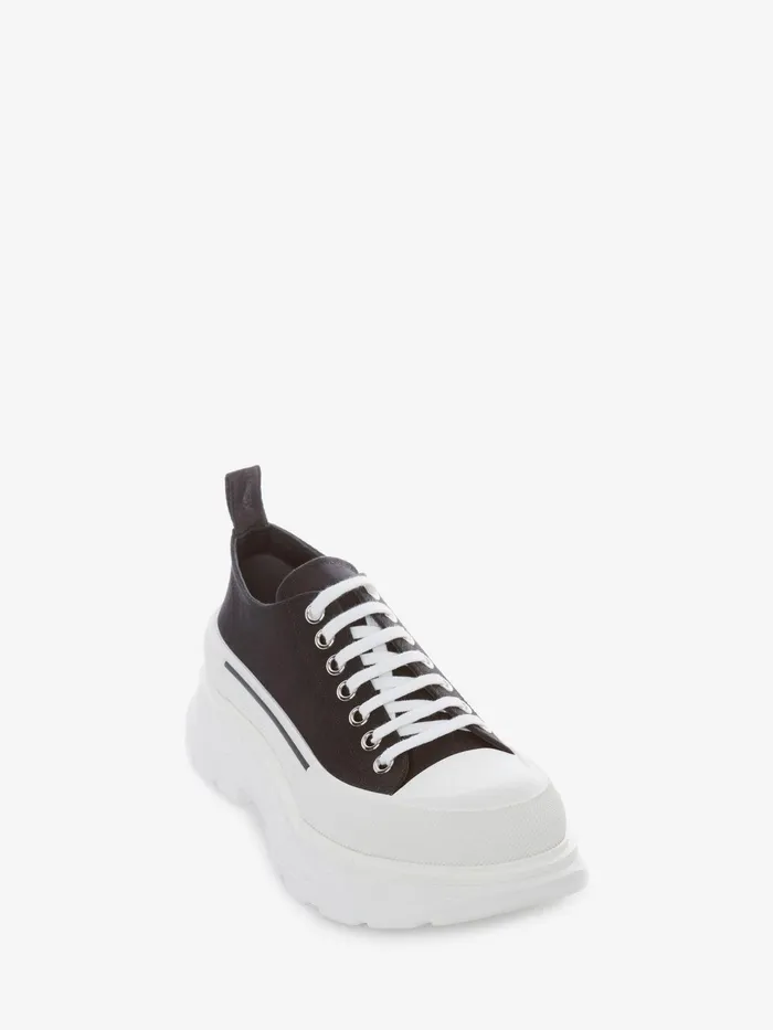 Sneakers Men Alexander McQueen Tread Slick Lace Up Blackwhite
