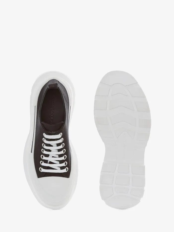 Sneakers Men Alexander McQueen Tread Slick Lace Up Blackwhite
