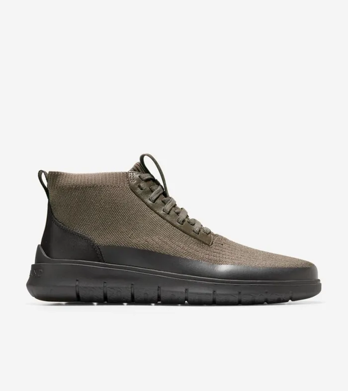 Sneakers Men Cole Haan Generation ZERGRAND High Top Sneaker Oliveblack Stitchlite