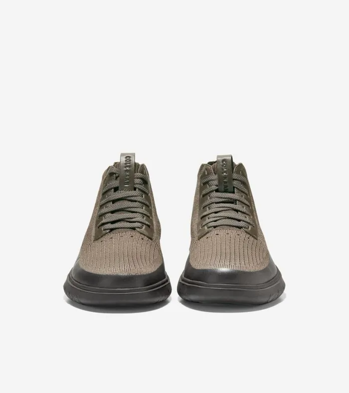 Sneakers Men Cole Haan Generation ZERGRAND High Top Sneaker Oliveblack Stitchlite