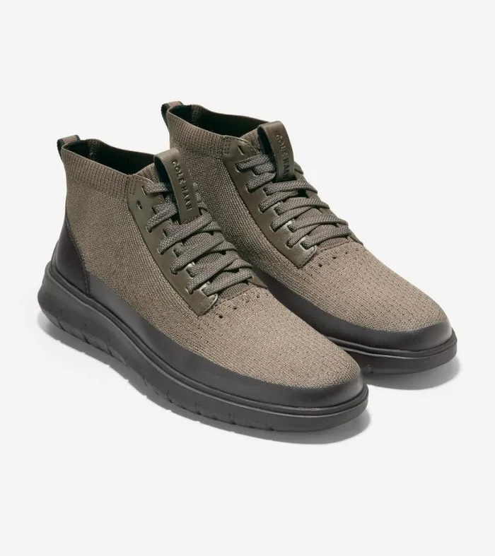 Sneakers Men Cole Haan Generation ZERGRAND High Top Sneaker Oliveblack Stitchlite
