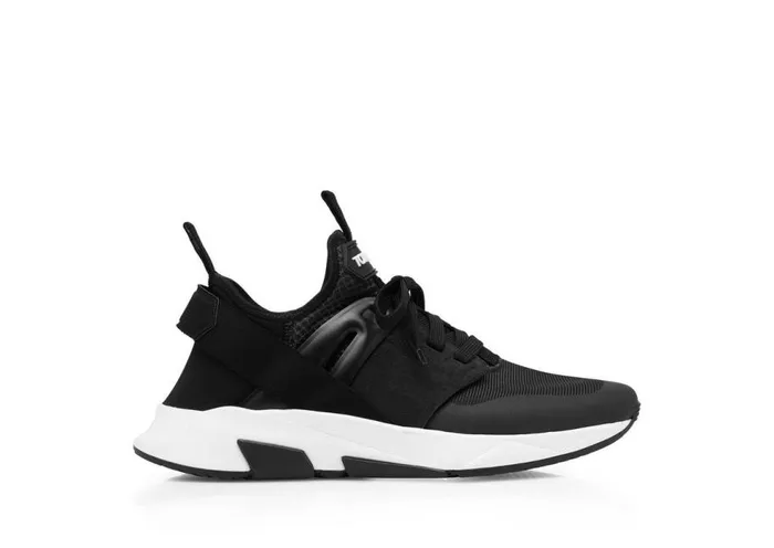 Sneakers Men TOM FORD NEOPRENE SUEDE JAGO SNEAKER Black White