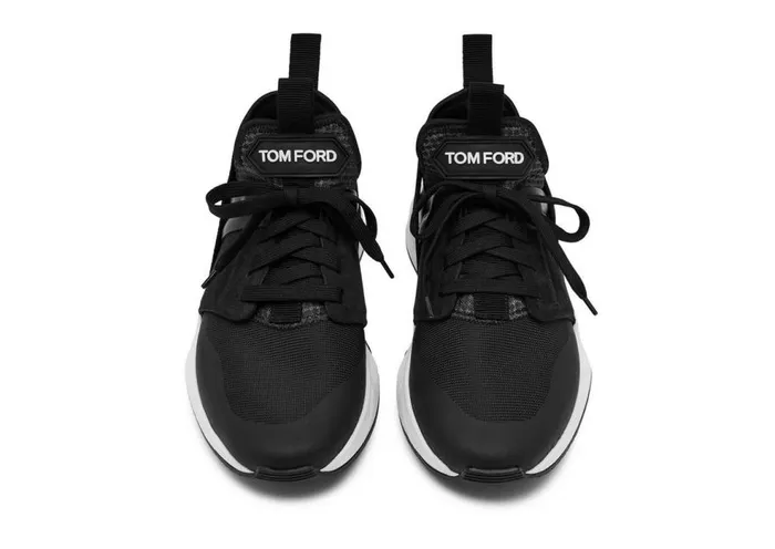 Sneakers Men TOM FORD NEOPRENE SUEDE JAGO SNEAKER Black White Sneakers Men TOM FORD NEOPRENE SUEDE JAGO SNEAKER Black White