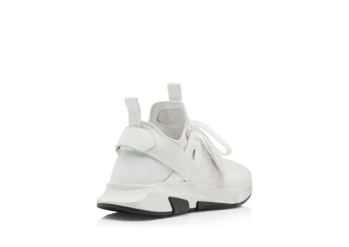 Sneakers Men TOM FORD NEOPRENE SUEDE JAGO SNEAKER White White Sneakers Men TOM FORD NEOPRENE SUEDE JAGO SNEAKER White White