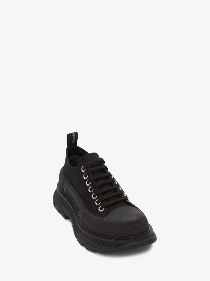 Sneakers Women Alexander McQueen Tread Slick Lace Up Black
