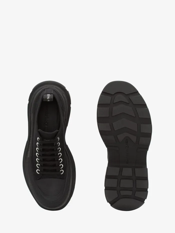 Sneakers Women Alexander McQueen Tread Slick Lace Up Black